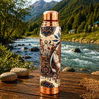 Copper Water Bottle (11.5 Inch) Vedansh Craft