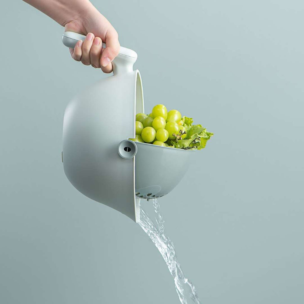 2 In 1 Kitchen Colander And Bowl 2000ml Nestasia