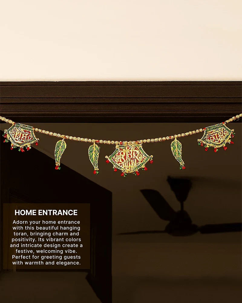 Door Toran Bandhanwar for Entrance, Decorative Door Hanging for Diwali and Navratri