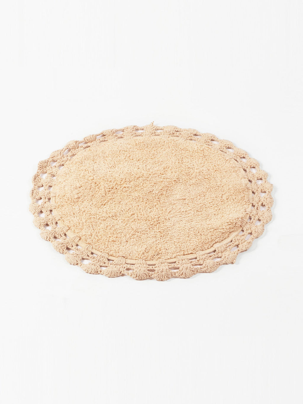 Absorbent Handloom Cotton Rectangular Bath Mat For Home Use