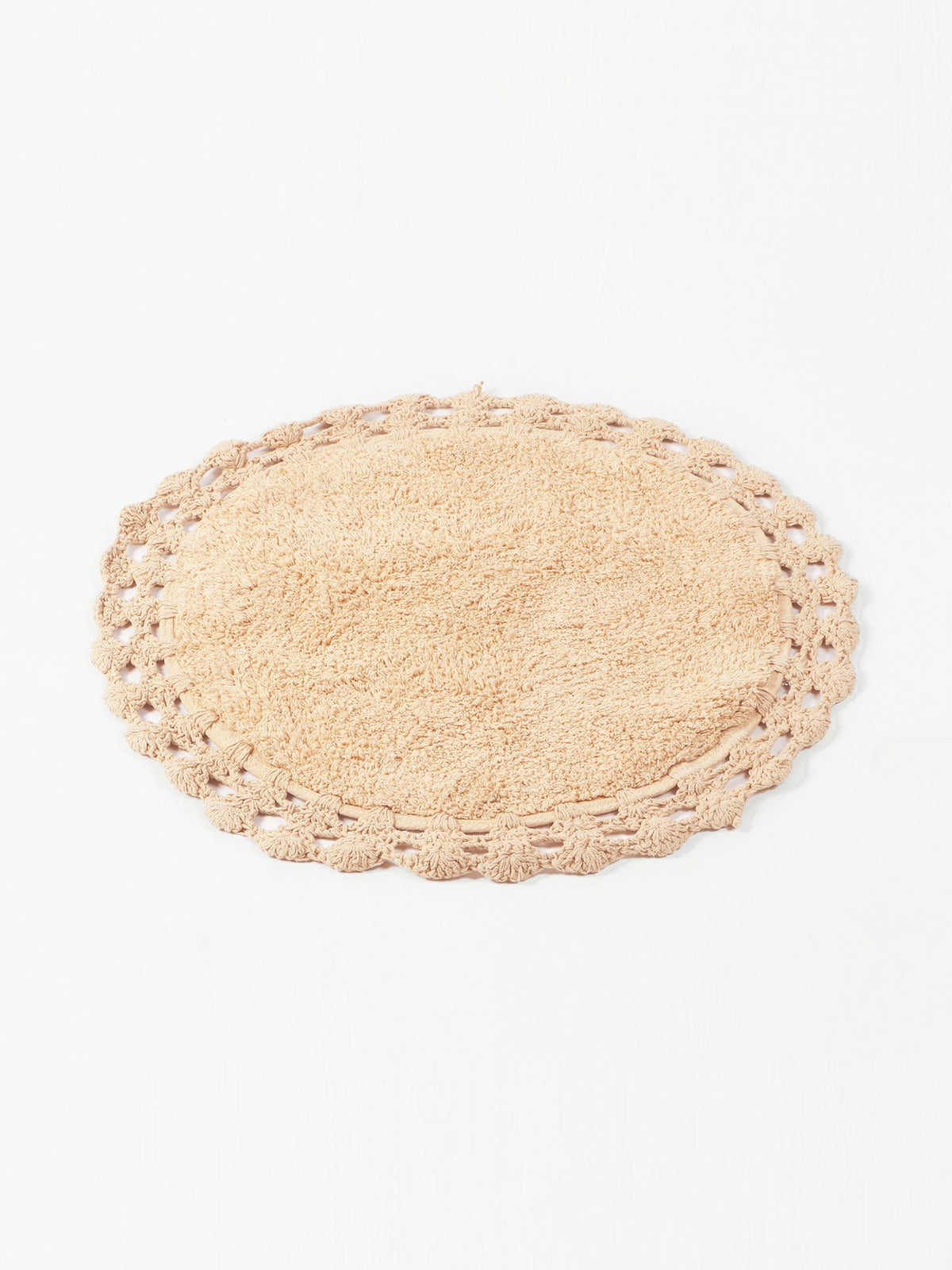Absorbent Handloom Cotton Rectangular Bath Mat For Home Use