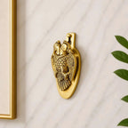 Brass Gandaberunda / Two Headed Bird Wall Hanging Idol (3.8 Inch) Vedansh Craft