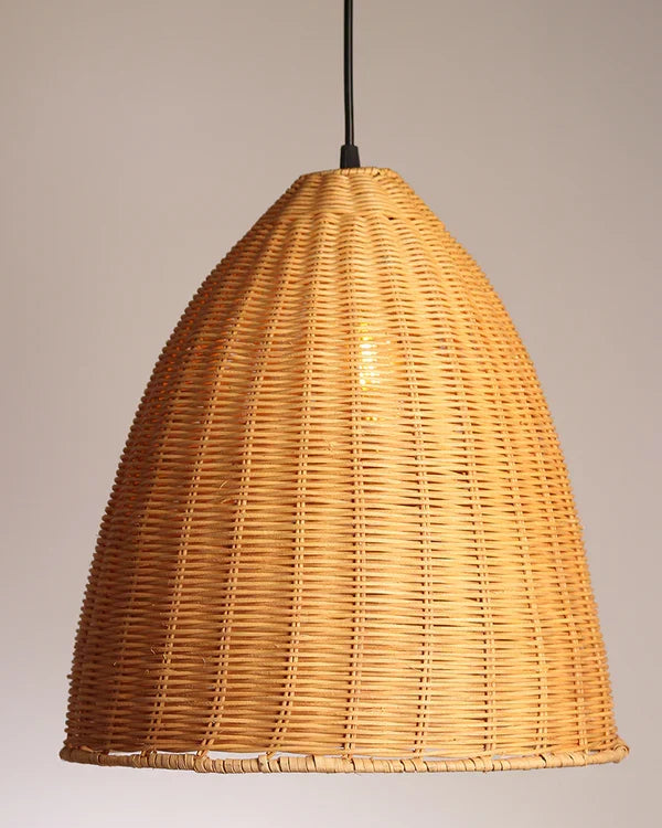 Modern Rattan Hanging Lamp for Bedroom and Study Room