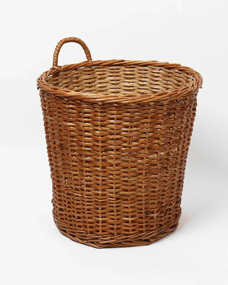 Set of 2 Multipurpose Wicker Basket – Ideal for Plants, Storage, or Use as a Dustbin