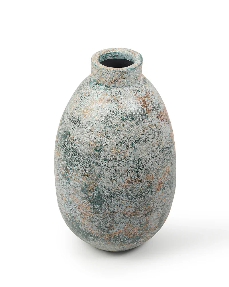 Compact Terracotta Vase for Small Space Styling