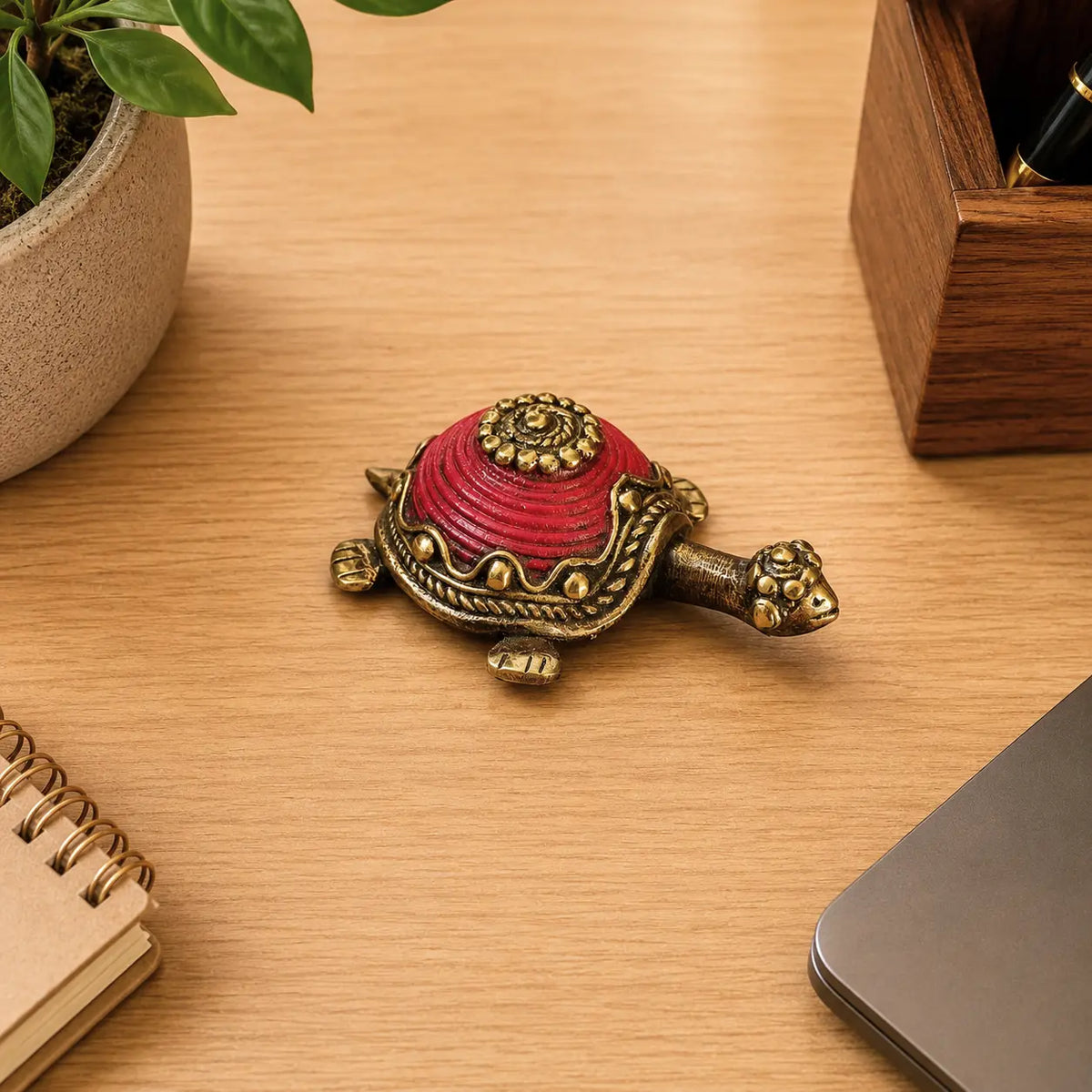 Brass Dhokra Tortoise Vastu/Feng Shui Vedansh Craft