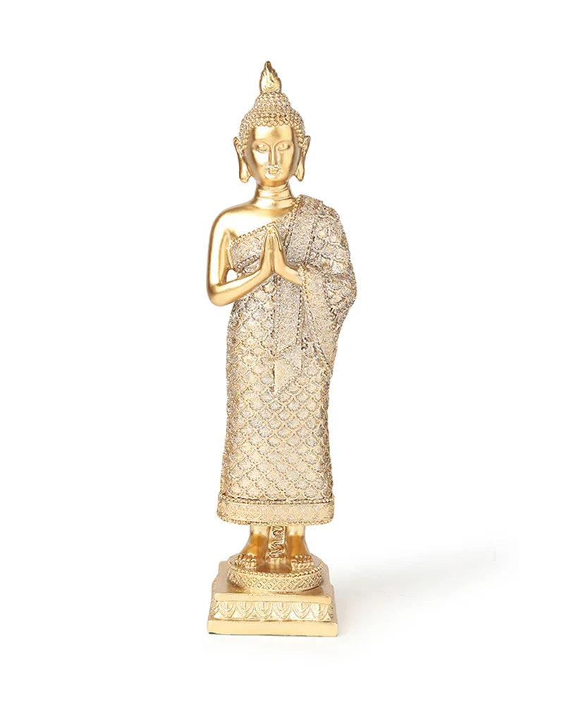 Polypropylene Buddha Idol for Home Decor, Living Room, and Office Desk
