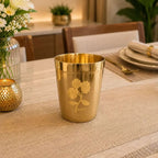 Brass Floral Thali/Dinner Set (990 Gram) Vedansh Craft