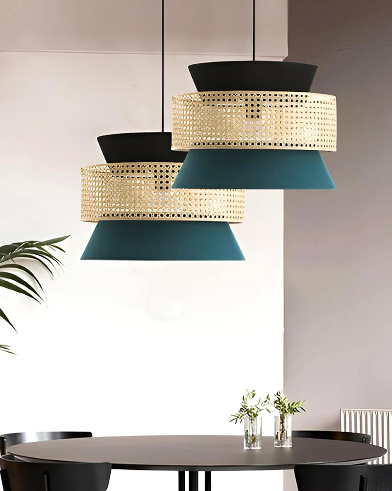 Artistic Rattan Pendant Lamp for Living Space and Dining Area