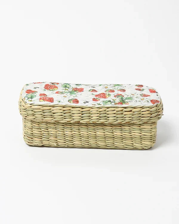 Seagrass Storage Box for Jewelry, Accessories & Small Household Items