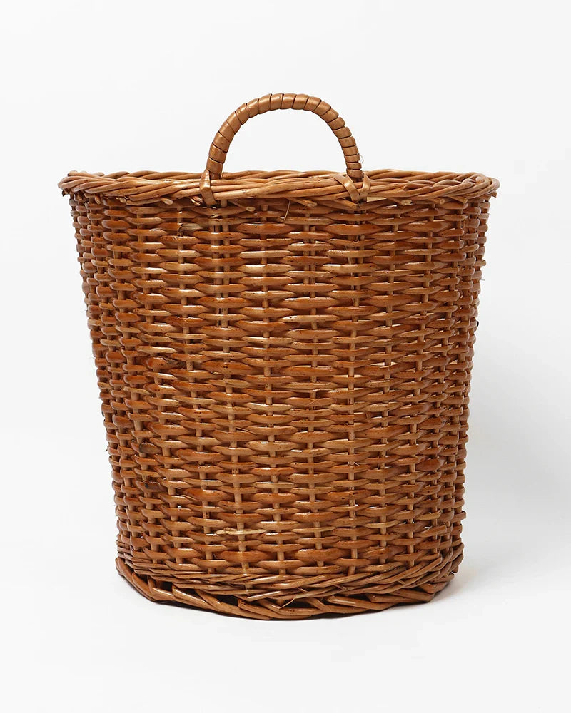 Multipurpose Wicker Basket – Ideal for Plants, Storage, or Use as a Dustbin