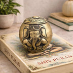 Brass Circular Paper Weight (3 Inch) Vedansh Craft