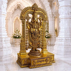 Brass Frame Tirupati Balaji/Venkateshwar Idol (62 Inch) Vedansh Craft