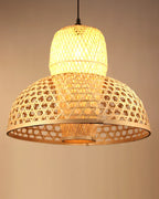 Minimalist Bamboo Hanging Lamp for Balcony and Patio