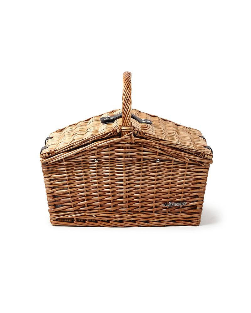 Multi-Purpose Wicker Picnic Basket for Food, Picnic, and Leisure Use