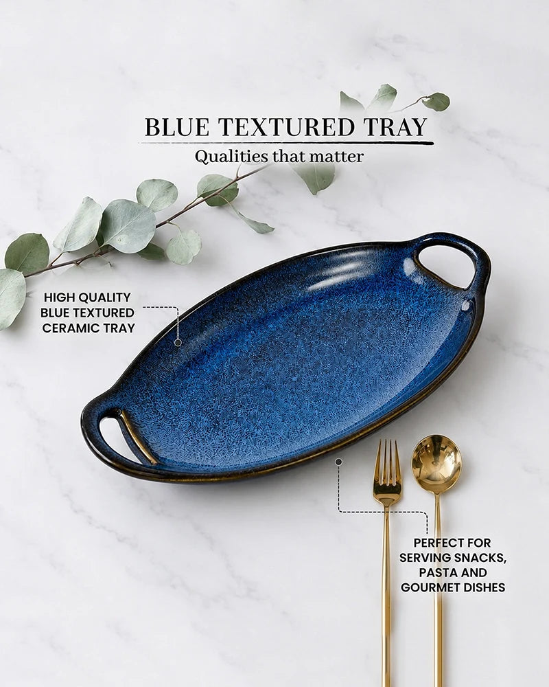 100% Pure Ceramic Oval Serving Platter