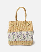 Seagrass Lunch & Picnic Basket Handmade for Beach, Park & Garden Use