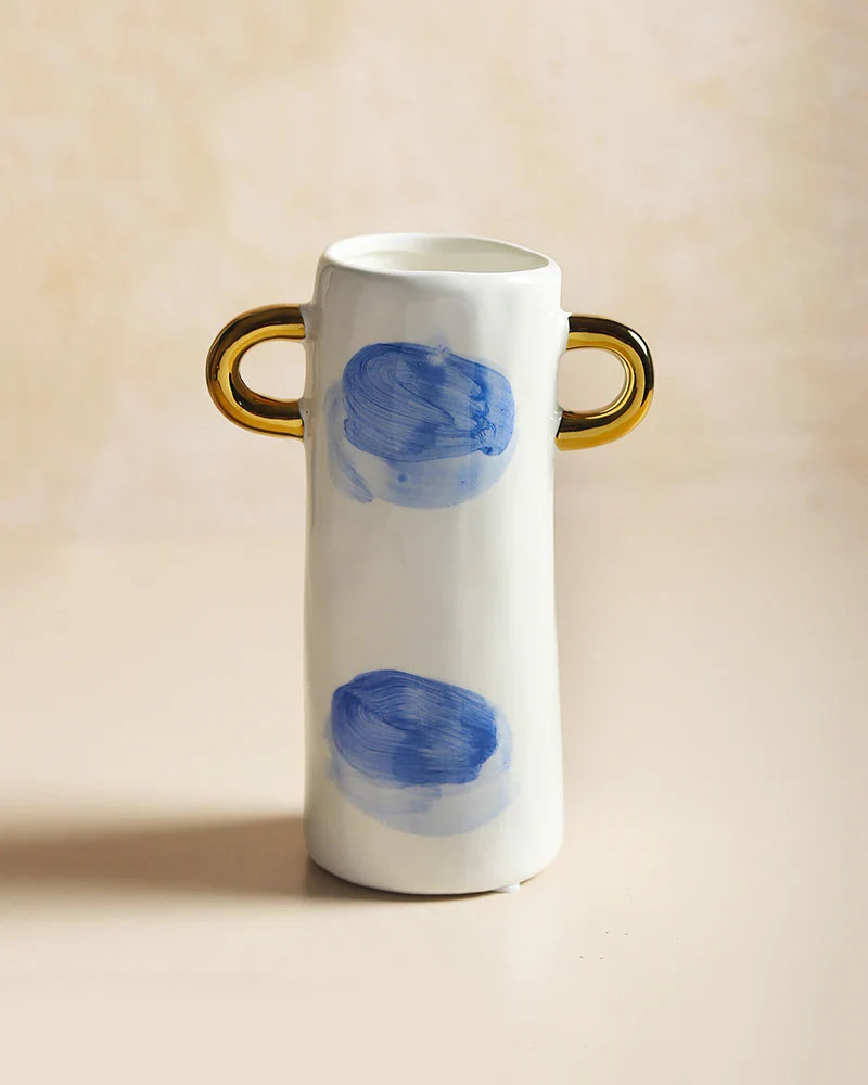 Neutral Ceramic Vase for Earthy Home Aesthetics