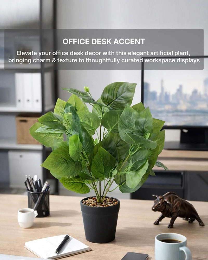Artificial Plant with Pot Indoor Decorative Green Plant