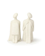 Human Bookend Figurine in Polypropylene for Living Room, Study, and Office