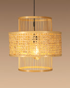 Modern Rattan Pendant Lamp for Dining Space and Home
