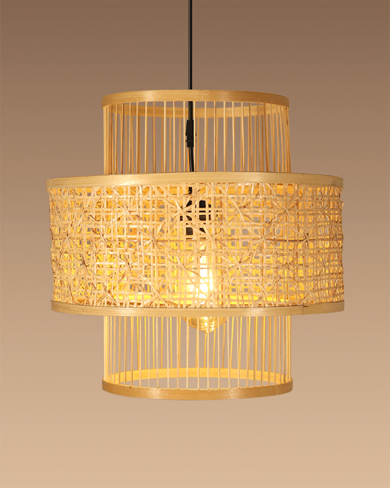 Modern Rattan Pendant Lamp for Dining Space and Home