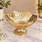 Brass Decorative Fruit Jali Bowl (4.5 inch) Vedansh Craft