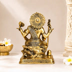Brass Sitting Lord Shiva Statue (8.5 Inch) Vedansh Craft