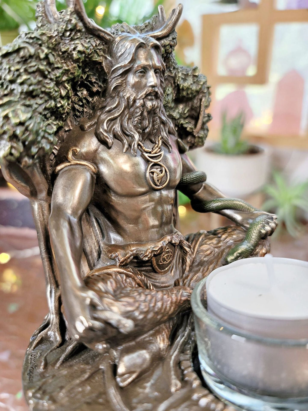 Celtic Mythological Figures Father's Day Resin Statues kafalo