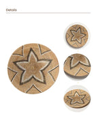 Handwoven Rattan Wall Plate for Modern Homes