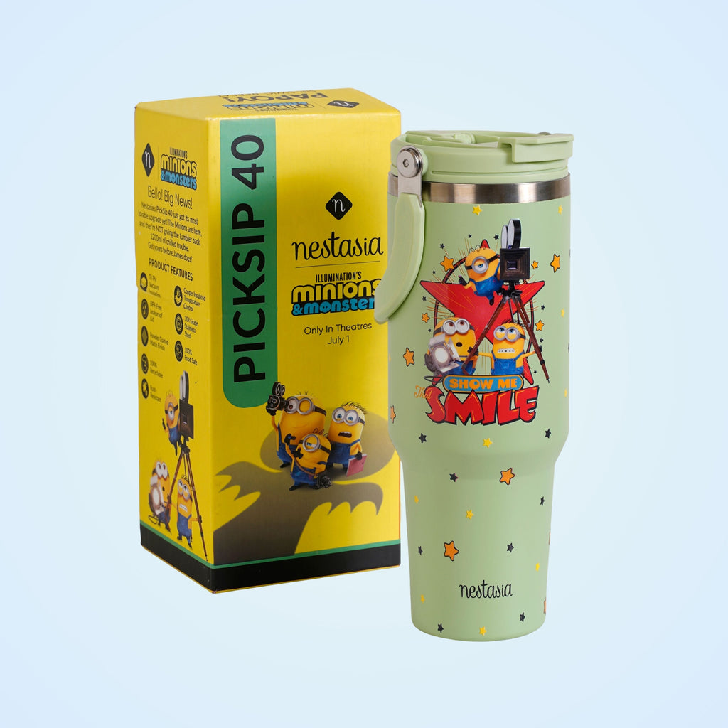 Minions And Monsters Show Me That Smile Bottle 1200ml Nestasia