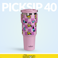 Minions Hide And Seek PickSip 40 Bottle 1200ml Pink Nestasia