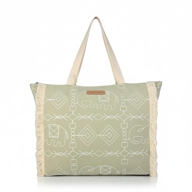 ASIAN Sunshine Tote Bag for Women | Stylish Office bag & Canvas Travel Handbag | Shopper and Shoulder Bag Lightweight Handbag with Multi Compartment | Travel, Office, Gym & Daily Use
