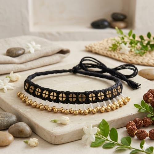 Handmade Thread Choker Necklace for Women & Girls