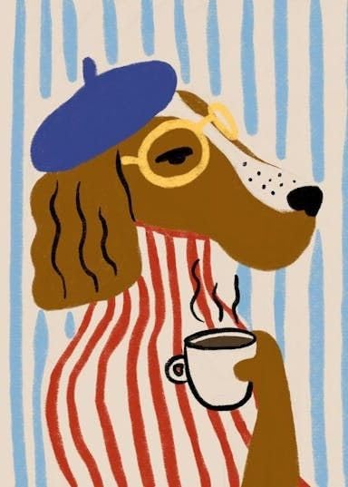 THE SACK CO. Large Canvas French Dog Print Tote Bag for Women, Tote Handbags for Women with Zipper & College, Shopping, Office