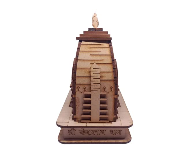 A&S Ventures Shree Kedarnath Miniature Model Small Replica-Kedarnath Temple/Mandir Structure with Double Sided Tape for Home Decoration