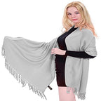 RAAYA Women's Plain Winter Shawl for Daily Use (bvg15; Multicolour; Free Size)