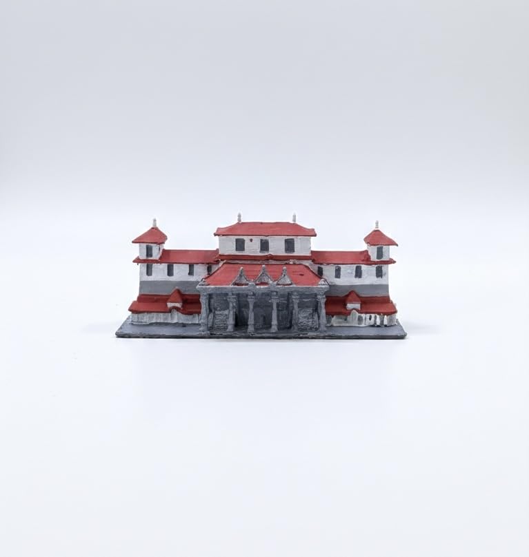 TinkerPit 3D Printed Dharmastala Manjunatha Swamy Temple Miniature Model for Home Pooja, Office Decor, Meditation Spaces, Spiritual Gifting