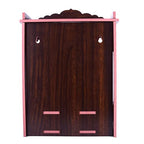 Lexical Wooden Readymade Wall Hanging Puja Temple for Home God Stand for Pooja Room Mandir Wood Devghar Stand for Office and Shop Lexical-393