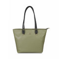 Mochi Women's Green Fashionable Faux Leather Tote Bag (66-451)