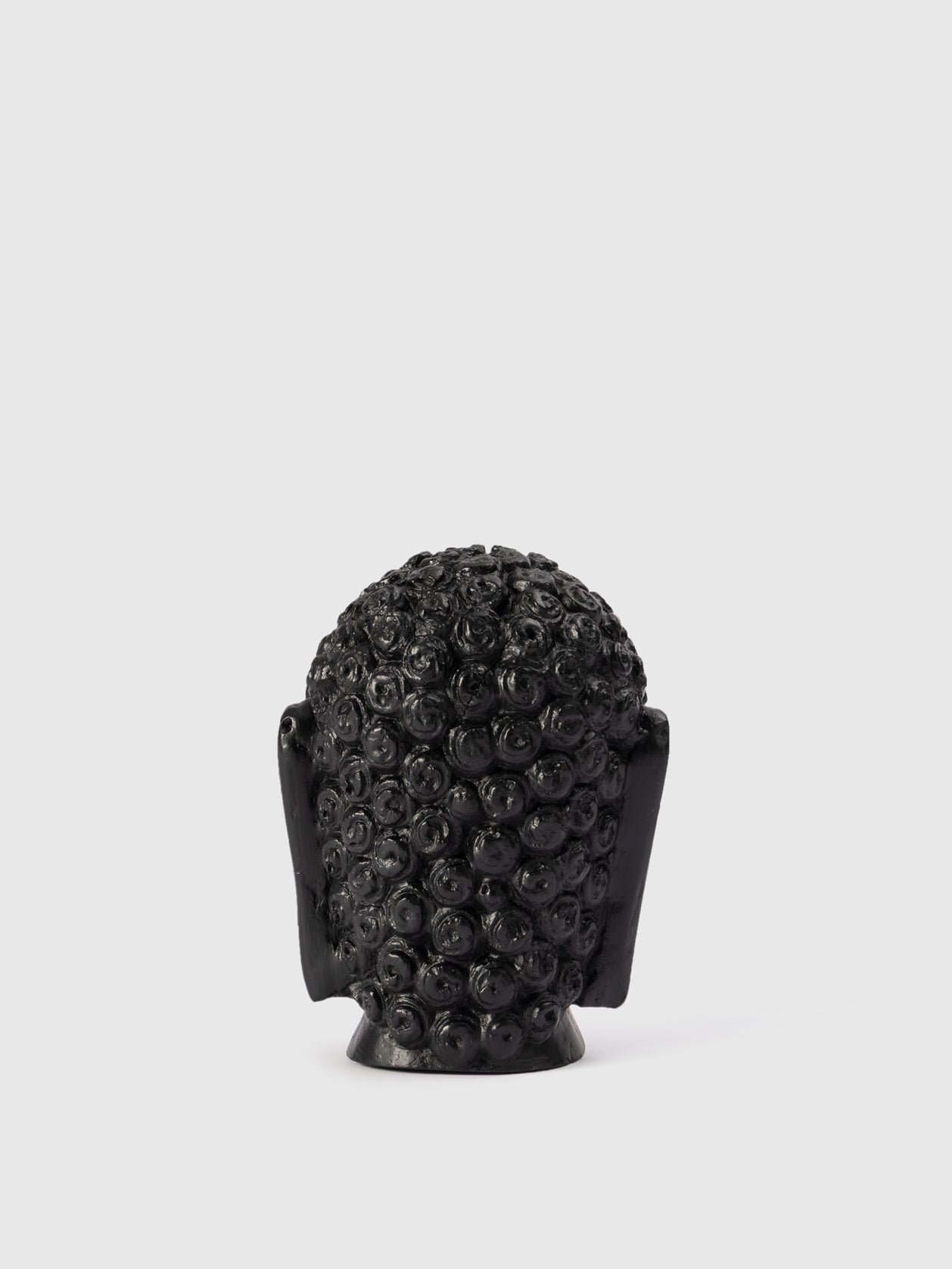 Meditation Buddha Head Figurine Contrast Living
