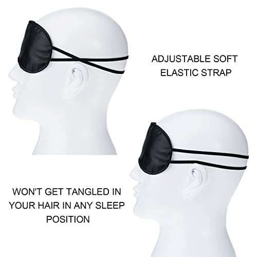 FOVERA Cooling Gel Eye Mask with Soft Cover – Reusable Cold Compress Pack for Dark Circles, Puffy Eyes & Migraine Relief – Long Lasting Ice Eye Shade, Adjustable Strap for Sleep & Travel (Pack of 1)