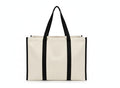 ALPHANITE Cotton Canvas Tote Bag for Women Large Reusable Grocery Bag, Vegetable Shopping Bag Foldable Office Tote Bag Women, College Bag for Girls & Beach Tote Style Bag (1, BEIGE, EXTRA-LARGE)