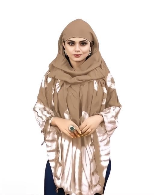 Krevaa Stylish Printed Pattern Fancy Scarf With Sun Protection Cover Face Cotton Mask for Women's and Girls.Tie-Dye Scarf for Women, Maroon and White, Hijab Style (CREAM)