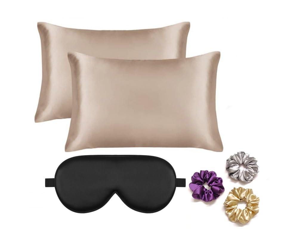 IVAR 3 in 1 Travel Set – Inflatable Neck Pillow, Eye Mask and Ear Plugs Airline Travel Kit (Grey)