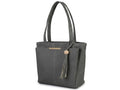 PAVILONN Women Tote Bag Ladies Handbag Shoulder Office Shopping Work Laptop PU Leather Brown Travel College Daily Use Designer Large Stylish Fashion Zipper Commuter Gift (GREY 2)