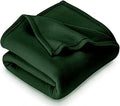 Purav Light Double Bed Fleece Blanket Soft, Lightweight,Woolen, Winter & Traveling Blanket Ideal AC & All-Season Polar Fleece- 90 X 90- Pack of 5, Green Kafalo