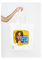 TAJNAN Reusable Tote Bags|100% Organic Cotton Grocery Bags|Eco-Friendly, Multi-Purpose Canvas Bag|Sturdy & Spacious, Pack of 1