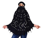 HETVIN Versatile Multicolor Fringe Scarf for Women – Lightweight, Soft, and Fashionable, Perfect for Layering in Fall and Spring - (Black)