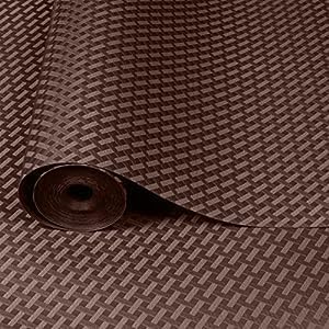 GripEasy Ethylene Vinyl Acetate Multipurpose Shelf Liners - Eva Mat Roll 45cm x 4, Coffee Brown, For Kitchen Drawer, Cupboard, Dining Table, Almirah Kafalo